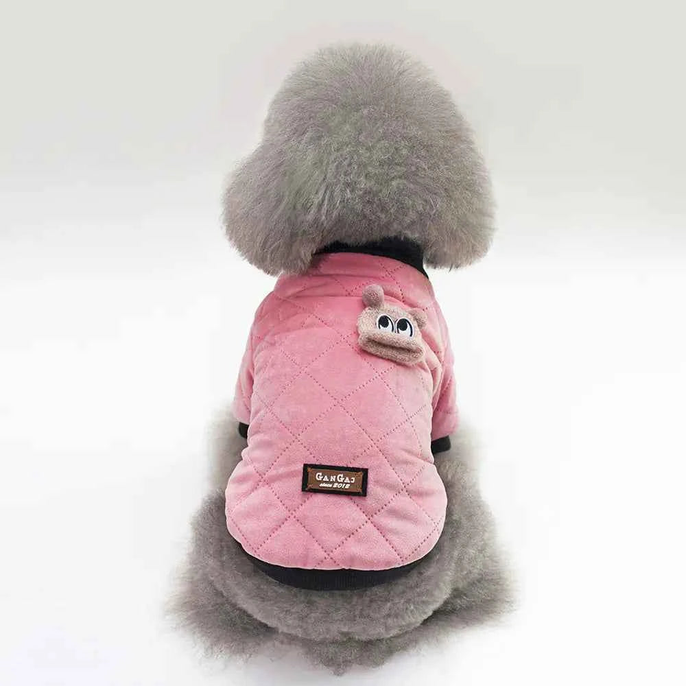 Plaid Jacket for Small Dogs - Autumn and Winter Wear
